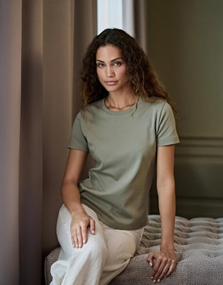 Dames T-shirt Tee Jays Pima Cotton 1451